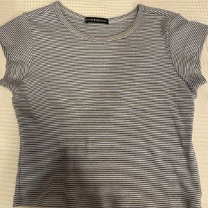 Blue striped brandy Melville top, NWOT